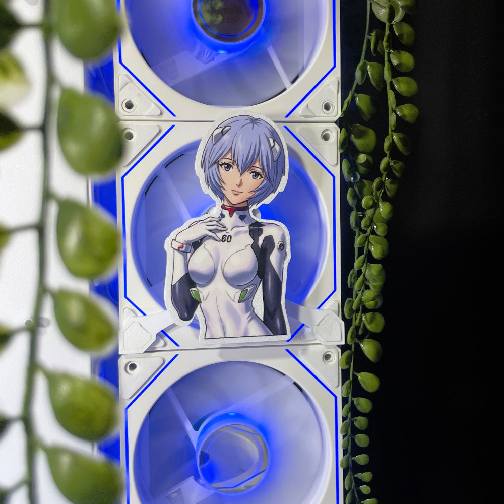 Evangelion Mıknatıslı Fan Kapağı – Oyuncu Pc Masaüstü Bilgisayar Kasa Aksesuarı - Gaming Pc