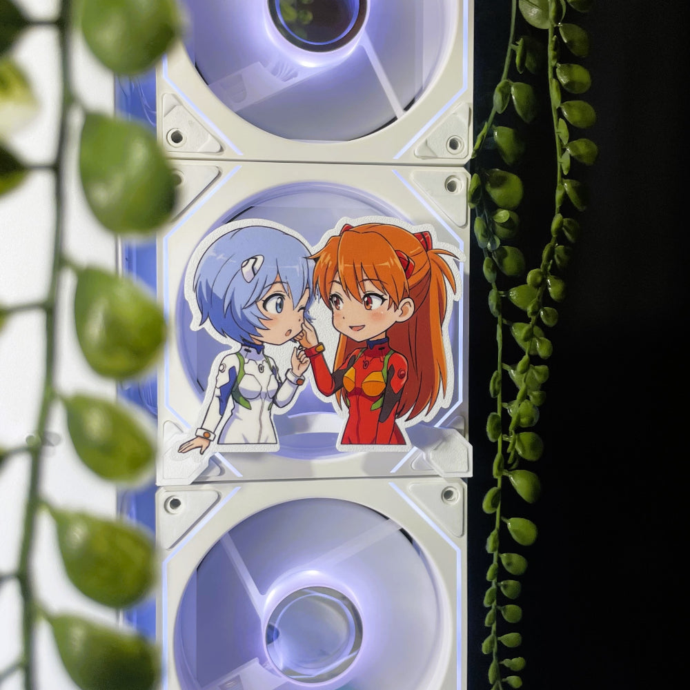 Evangelion Mıknatıslı Fan Kapağı – Oyuncu Pc Masaüstü Bilgisayar Kasa Aksesuarı - Gaming Pc