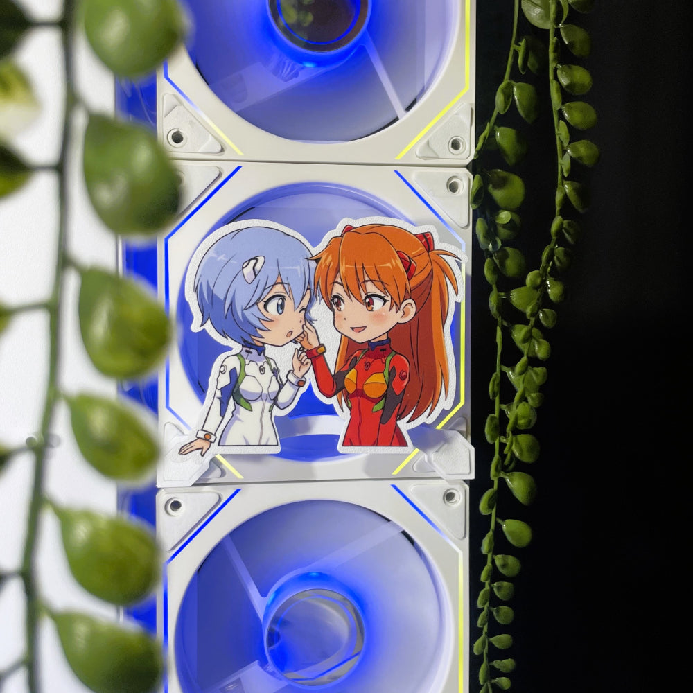 Evangelion Mıknatıslı Fan Kapağı – Oyuncu Pc Masaüstü Bilgisayar Kasa Aksesuarı - Gaming Pc