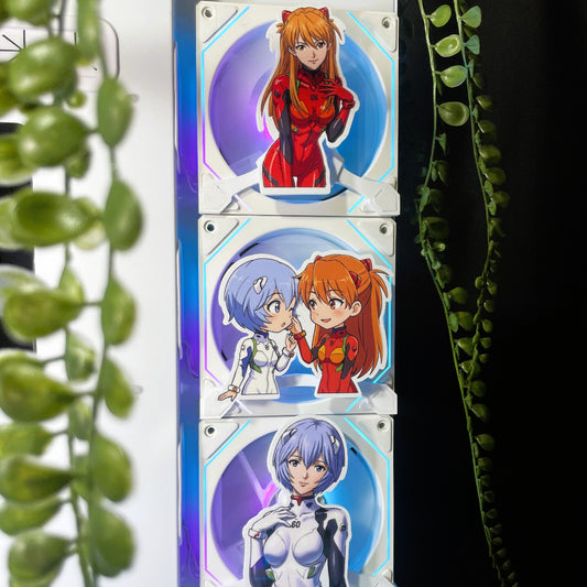 Evangelion Mıknatıslı Fan Kapağı – Oyuncu Pc Masaüstü Bilgisayar Kasa Aksesuarı - Gaming Pc