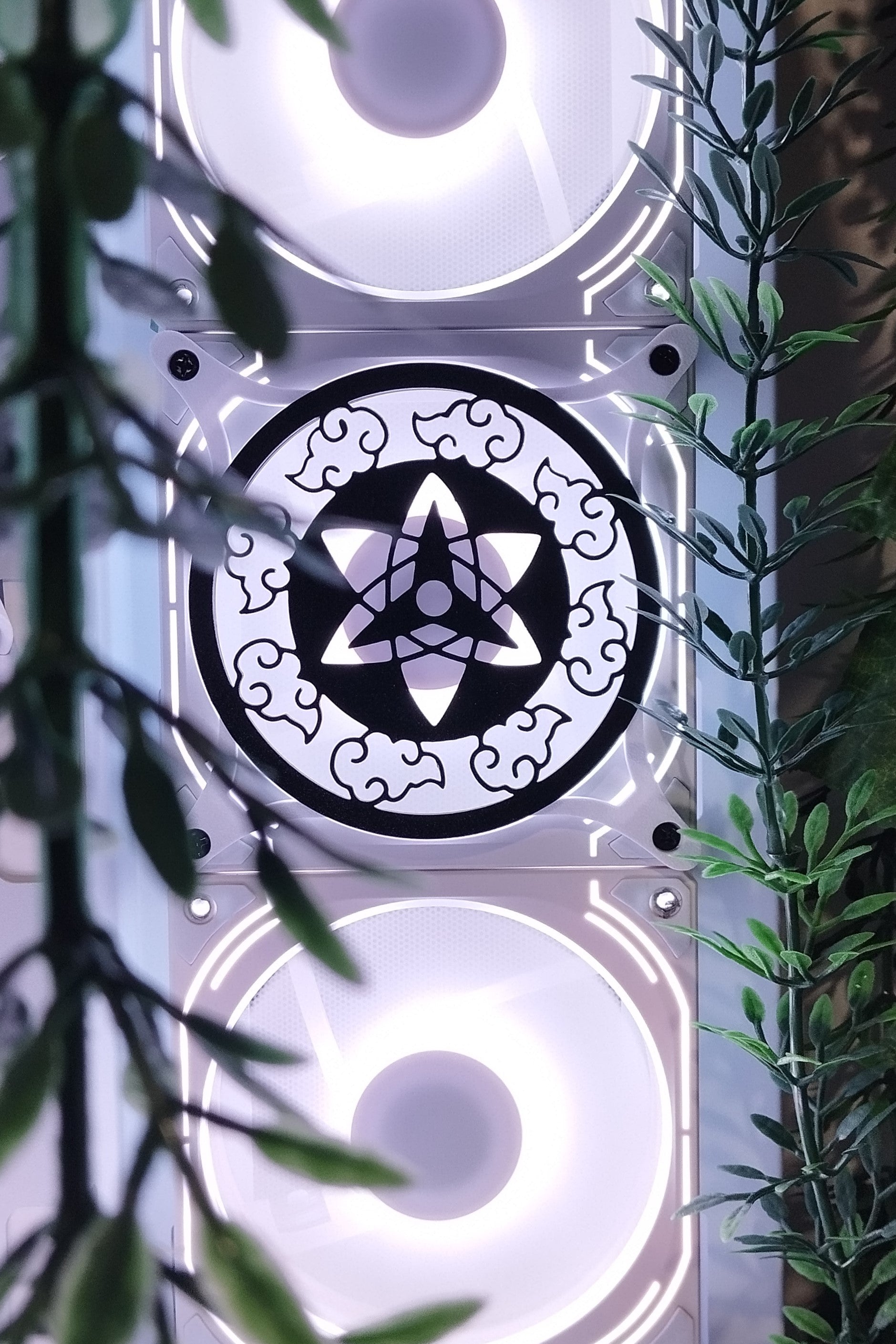Naruto Itachi Uchiha  120 mm Fan Kapağı – Oyuncu Pc Masaüstü Bilgisayar Kasa Aksesuarı - Gaming Pc