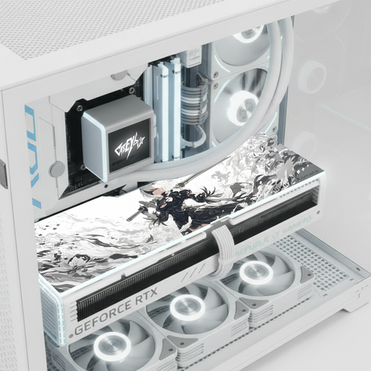 NieR Automata Temalı ARGB Aydınlatmalı Tüm Ekran Kartları ile Uyumlu GPU Backplate (Ekran Kartı Kapağı)