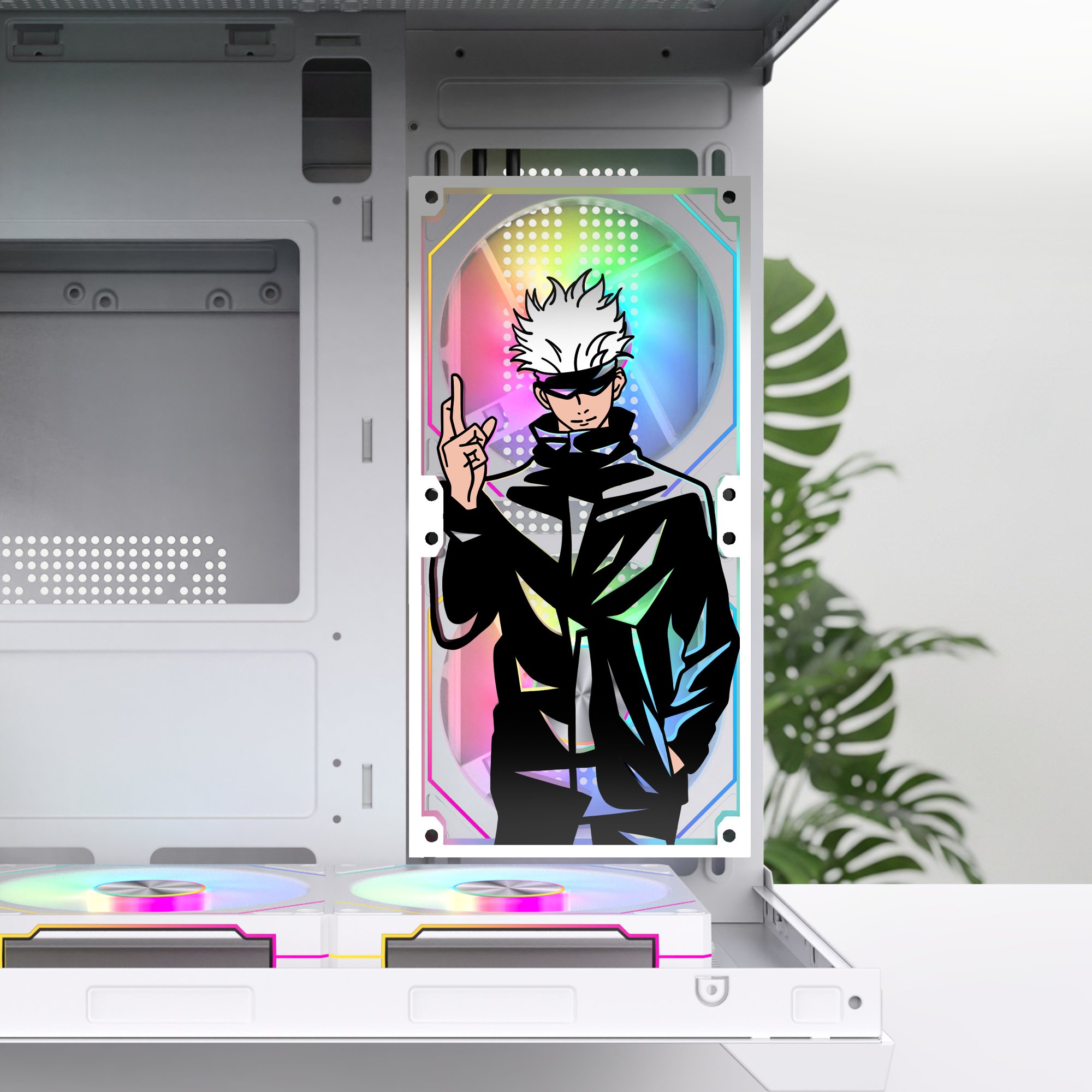 Gojo Fan Kapağı 360, 240, 120mm – Oyuncu Pc Masaüstü Bilgisayar Kasa Aksesuarı - Gaming Pc