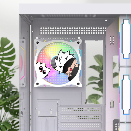 Gojo Fan Kapağı 360, 240, 120mm – Oyuncu Pc Masaüstü Bilgisayar Kasa Aksesuarı - Gaming Pc