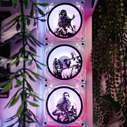 Gta 5 Trevor, Micehael, Franklin 120 mm Fan Kapağı – Oyuncu Pc Masaüstü Bilgisayar Kasa Aksesuarı - Gaming Pc