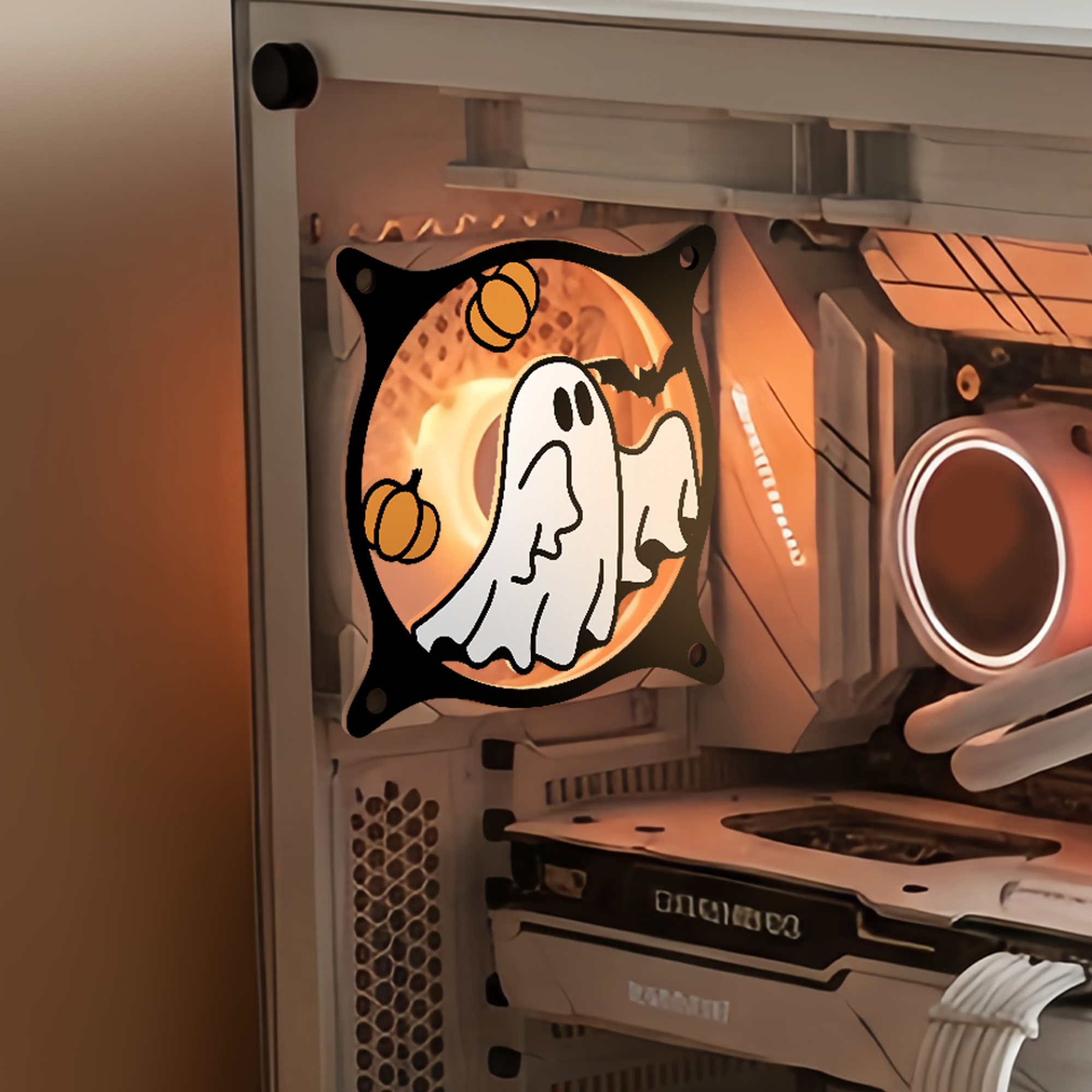 Hallowen Fan Kapağı 360, 240, 120mm – Oyuncu Pc Masaüstü Bilgisayar Kasa Aksesuarı - Gaming Pc