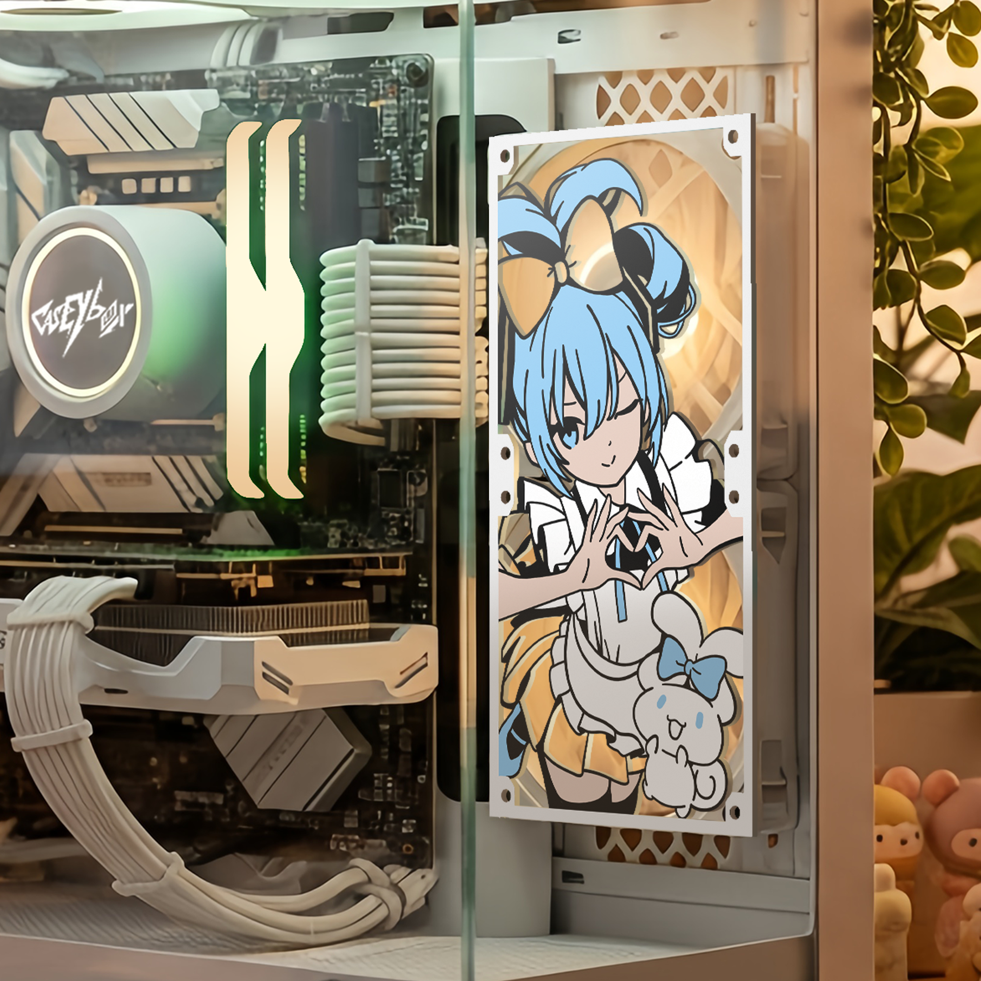Hatsunemiku Fan Kapağı 360, 240, 120mm – Oyuncu Pc Masaüstü Bilgisayar Kasa Aksesuarı - Gaming Pc