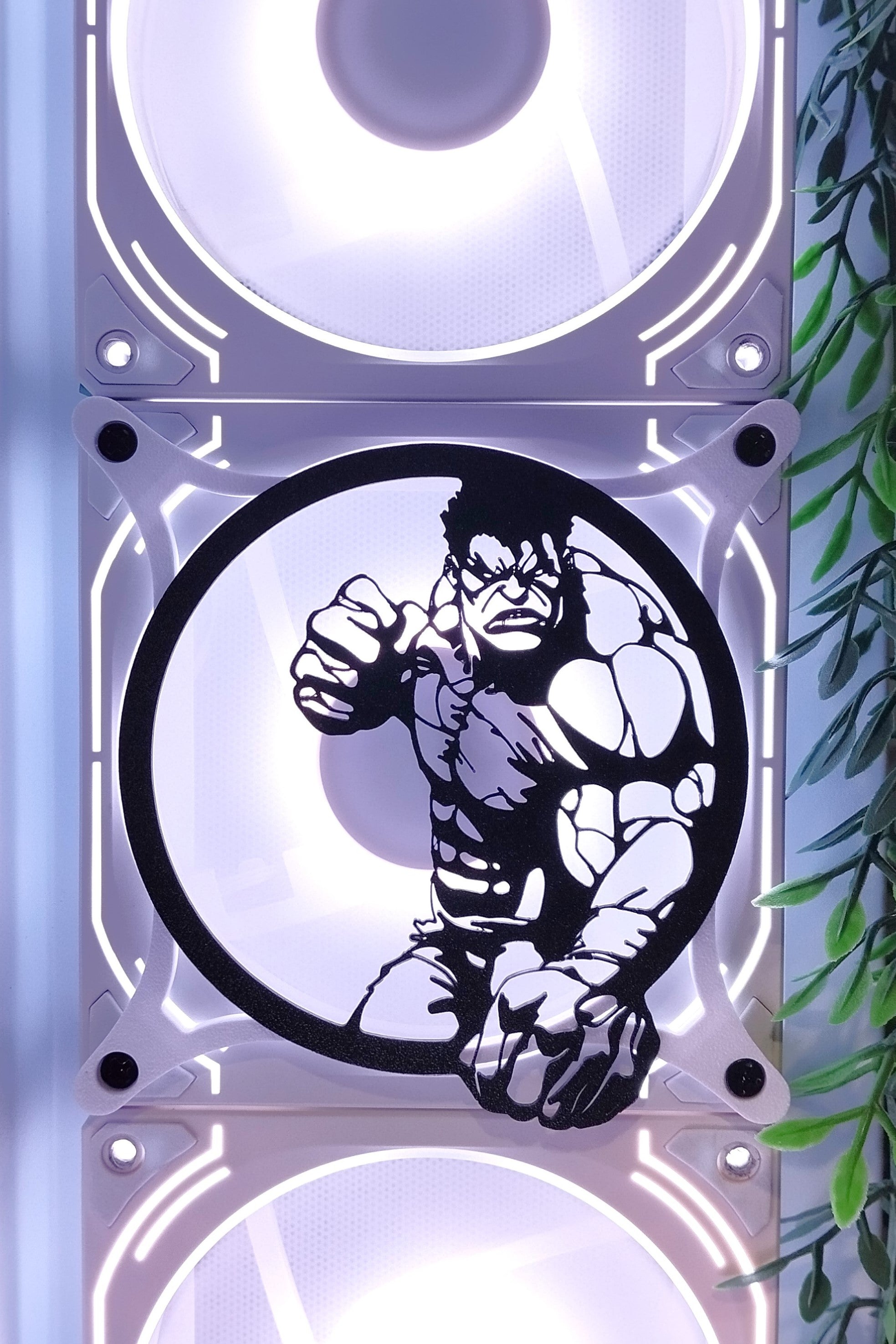 Hulk Fan Kapağı 120 mm – Oyuncu Pc Masaüstü Bilgisayar Kasa Aksesuarı - Gaming Pc