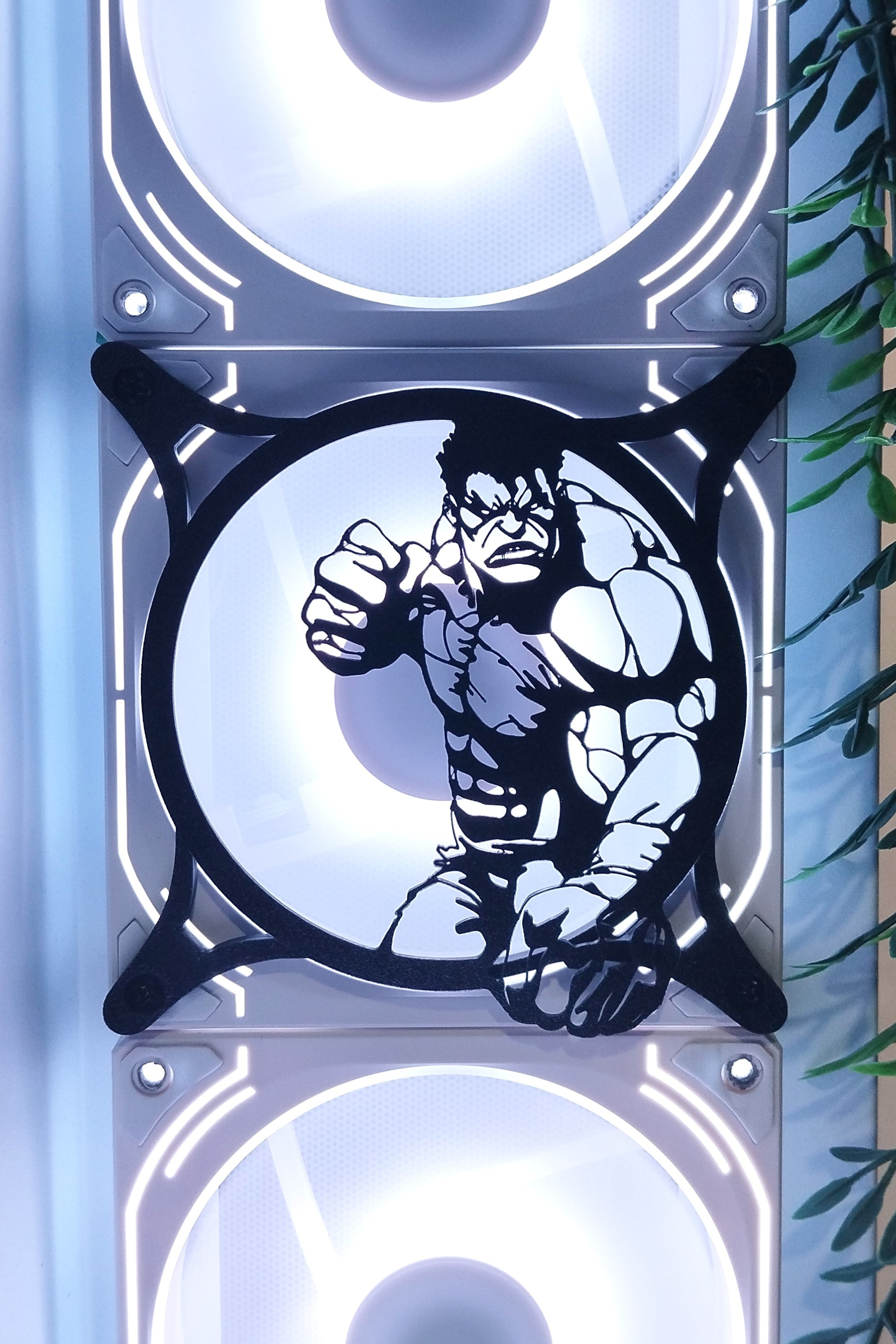 Hulk Fan Kapağı 120 mm – Oyuncu Pc Masaüstü Bilgisayar Kasa Aksesuarı - Gaming Pc