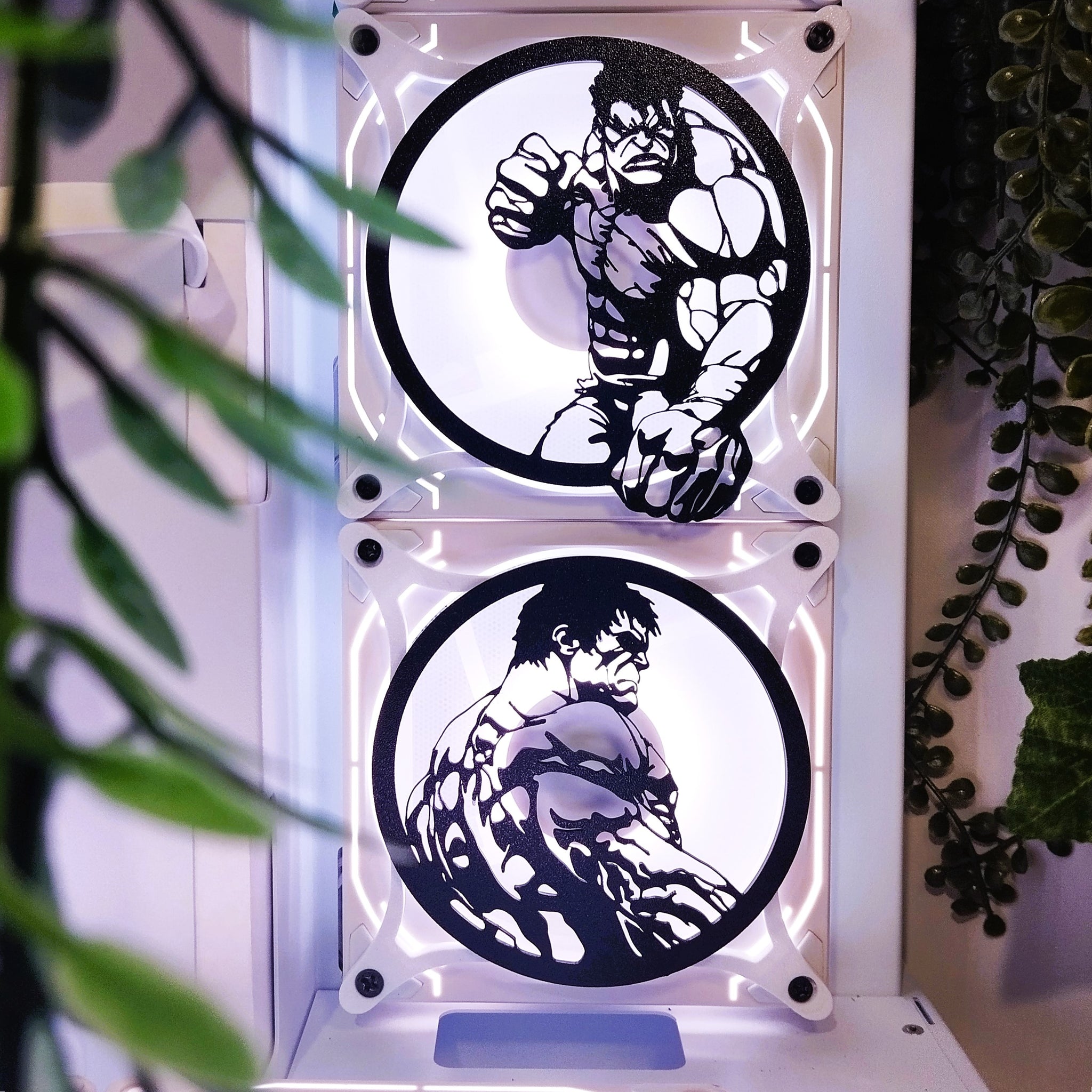 Hulk Fan Kapağı 120 mm – Oyuncu Pc Masaüstü Bilgisayar Kasa Aksesuarı - Gaming Pc