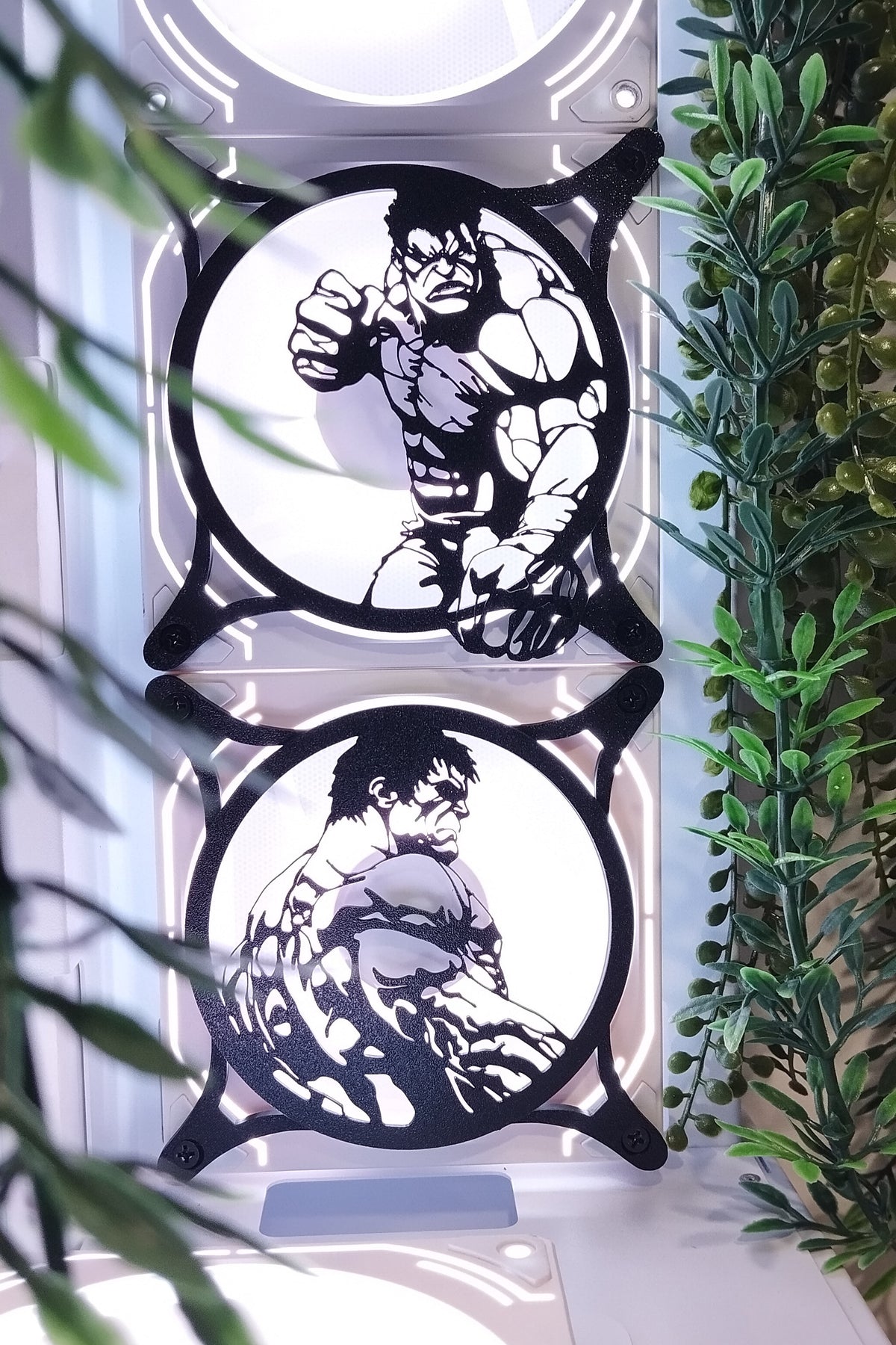 Hulk Fan Cover 120 mm – Gaming PC Desktop Computer Case Accessory - Ga ...
