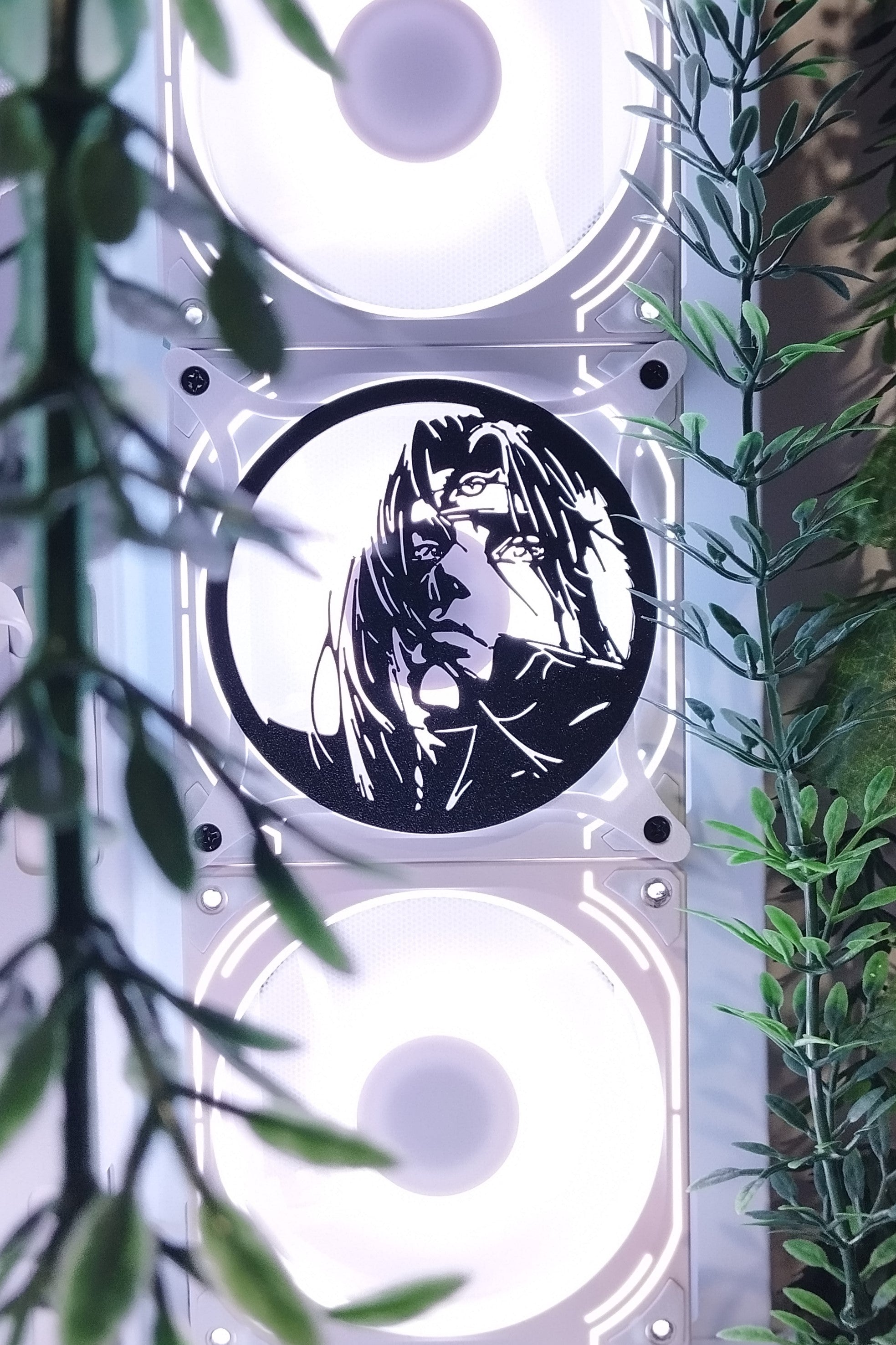 Naruto Itachi Uchiha  120 mm Fan Kapağı – Oyuncu Pc Masaüstü Bilgisayar Kasa Aksesuarı - Gaming Pc