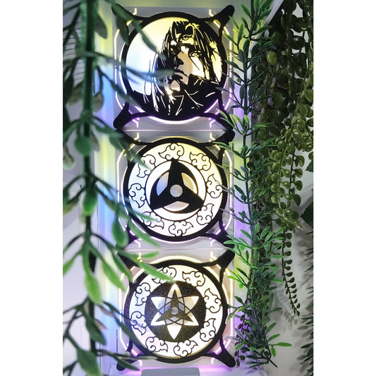 Naruto Itachi Uchiha 120 mm Fan Kapağı – Oyuncu Pc Masaüstü Bilgisayar Kasa Aksesuarı - Gaming Pc