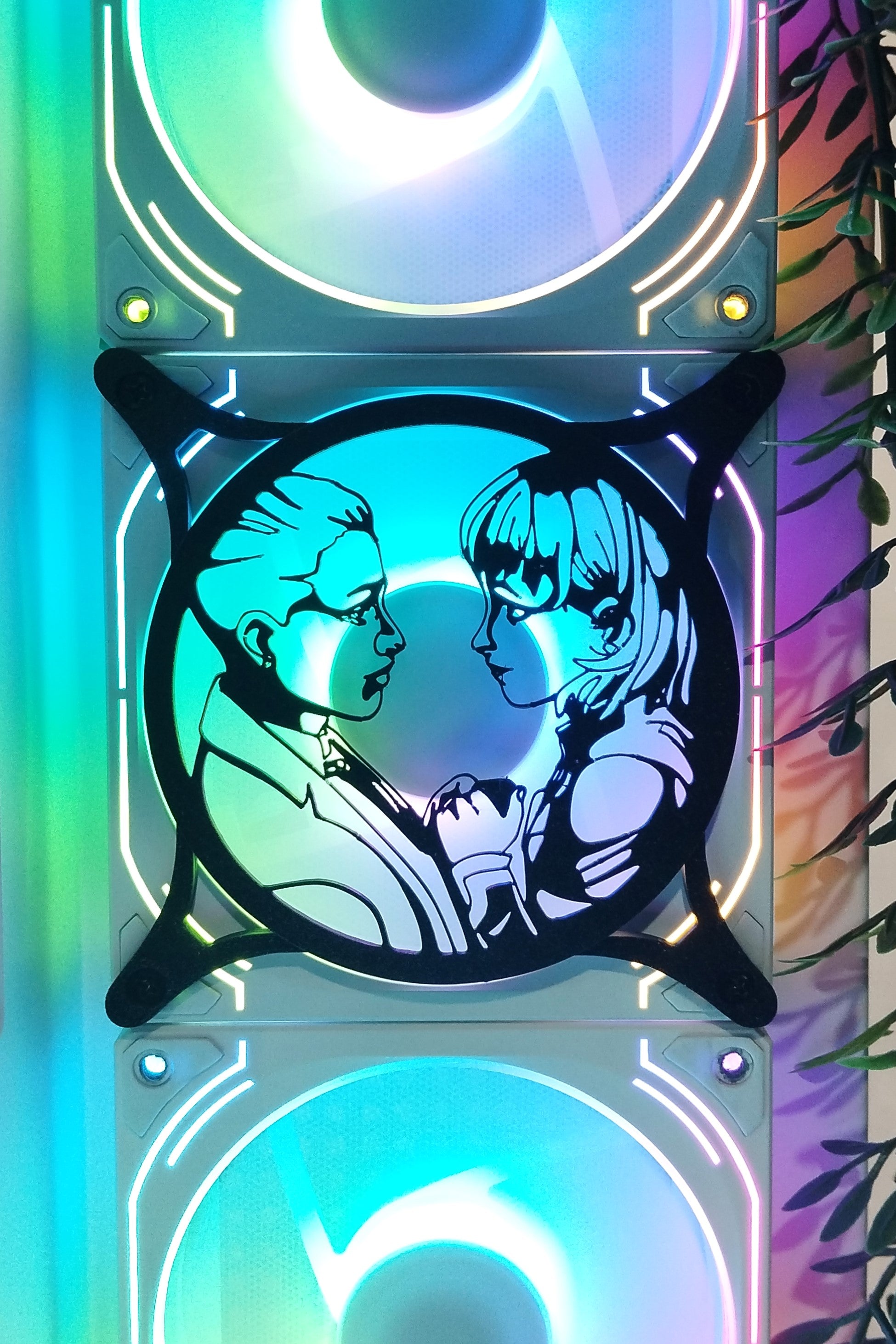 Jinx Ekko 120 mm Fan Kapağı – Oyuncu Pc Masaüstü Bilgisayar Kasa Aksesuarı - Gaming Pc