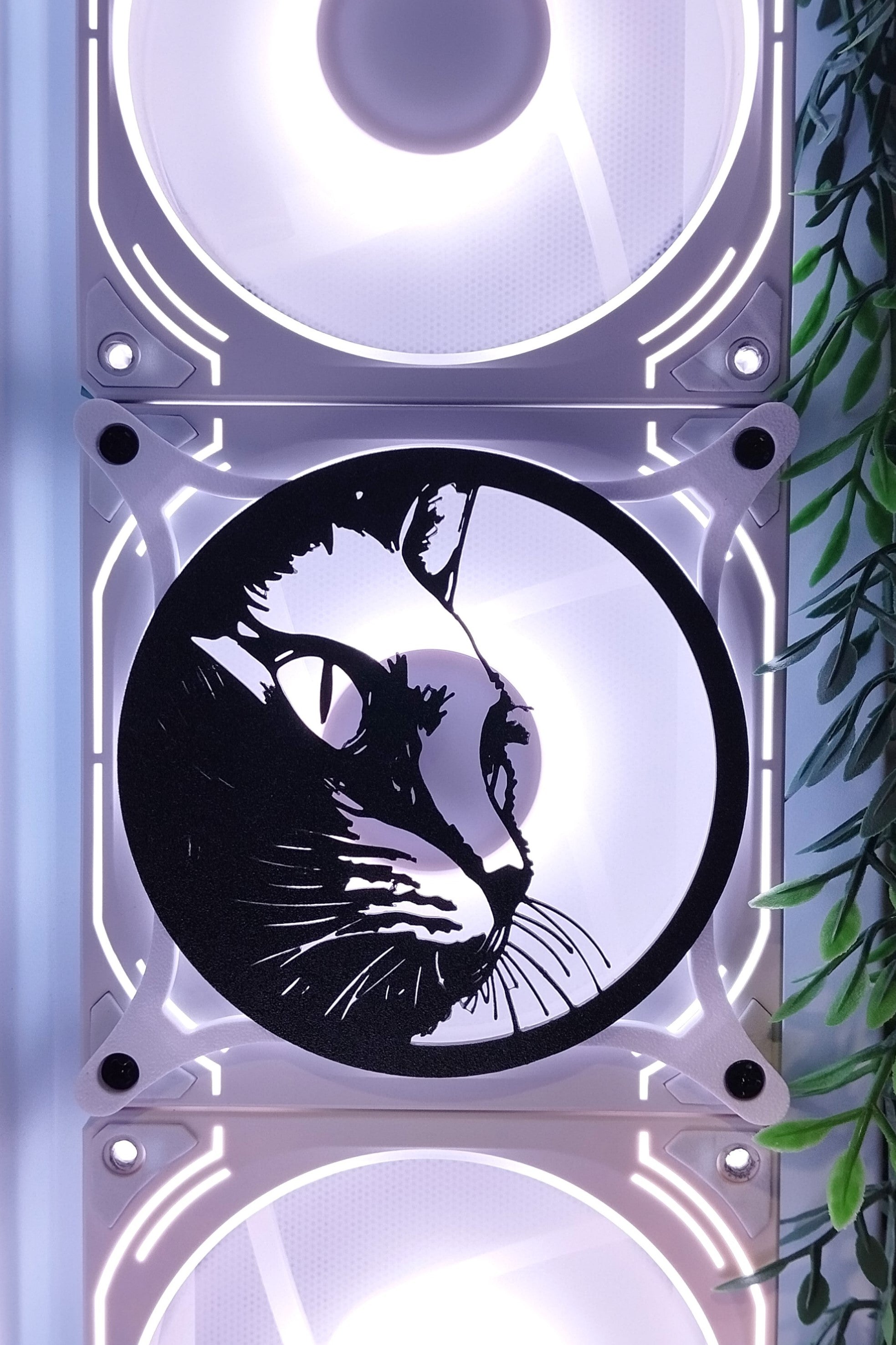 Kedi 120 mm Fan Kapağı – Oyuncu Pc Masaüstü Bilgisayar Kasa Aksesuarı - Gaming Pc