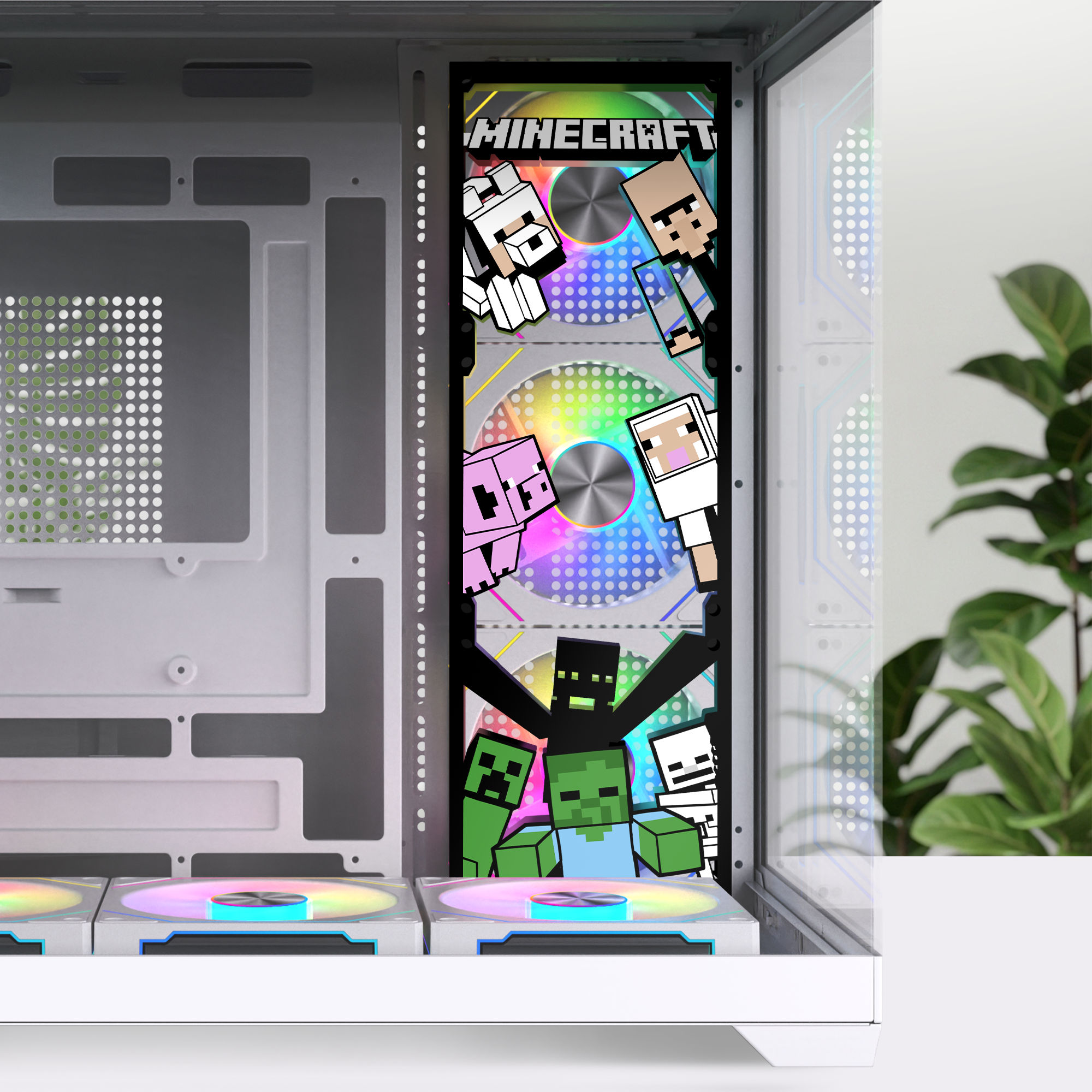 Minecraft Fan Kapağı 360, 240, 120mm – Oyuncu Pc Masaüstü Bilgisayar Kasa Aksesuarı - Gaming Pc