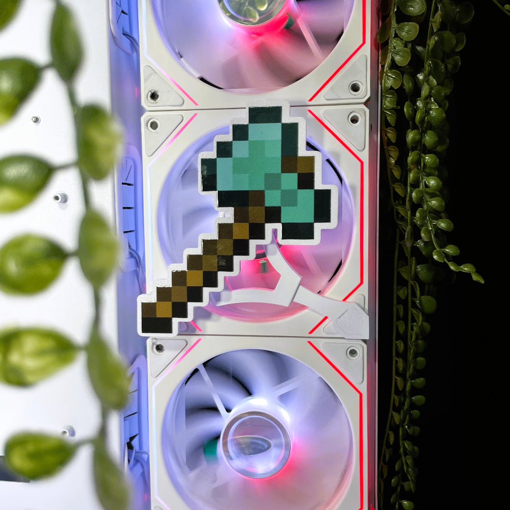 Minecraft Mıknatıslı Fan Kapağı – Oyuncu Pc Masaüstü Bilgisayar Kasa Aksesuarı - Gaming Pc
