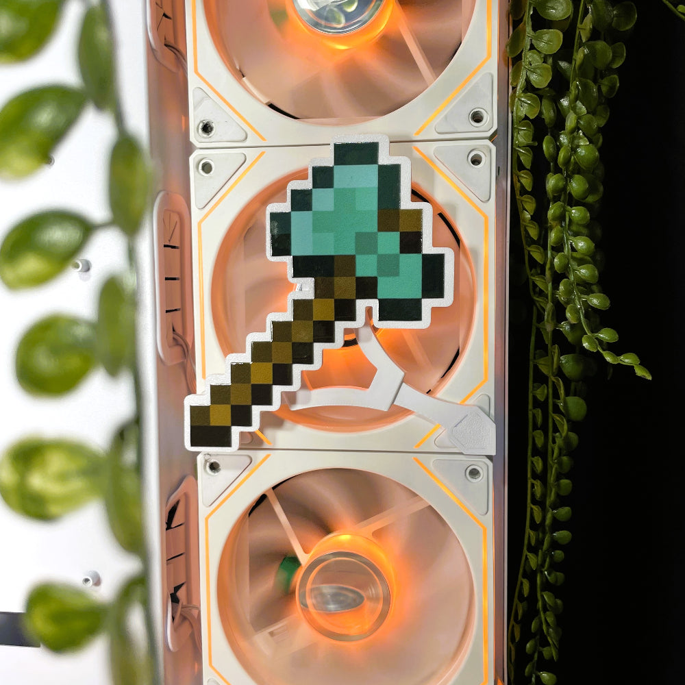 Minecraft Mıknatıslı Fan Kapağı – Oyuncu Pc Masaüstü Bilgisayar Kasa Aksesuarı - Gaming Pc