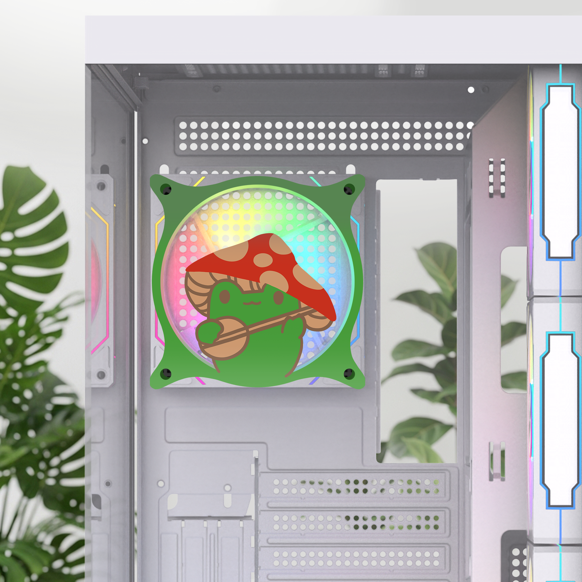 Mushroom Fan Kapağı 360, 240, 120mm – Oyuncu Pc Masaüstü Bilgisayar Kasa Aksesuarı - Gaming Pc