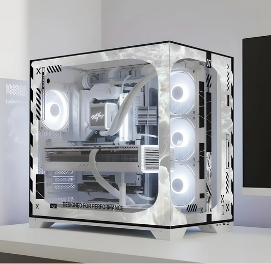 Off - White Tema PC Kasa Sticker | Gaming PC İçin Özel Kasa Kaplaması | Bilgisayar Kasası İçin