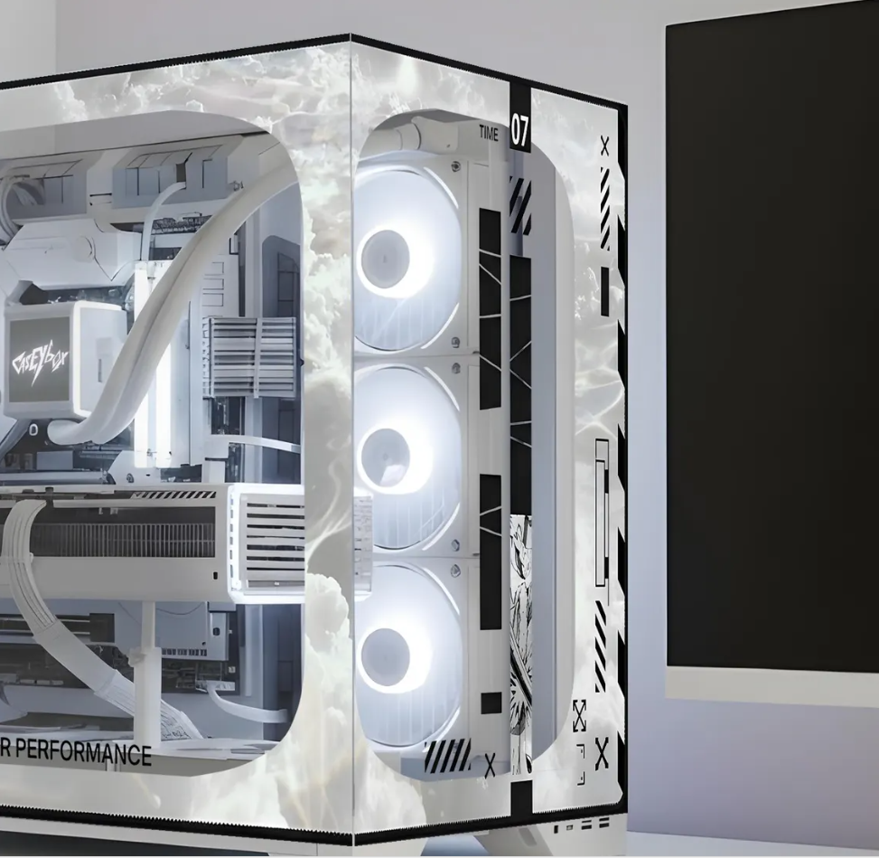 Off - White Tema PC Kasa Sticker | Gaming PC İçin Özel Kasa Kaplaması | Bilgisayar Kasası İçin
