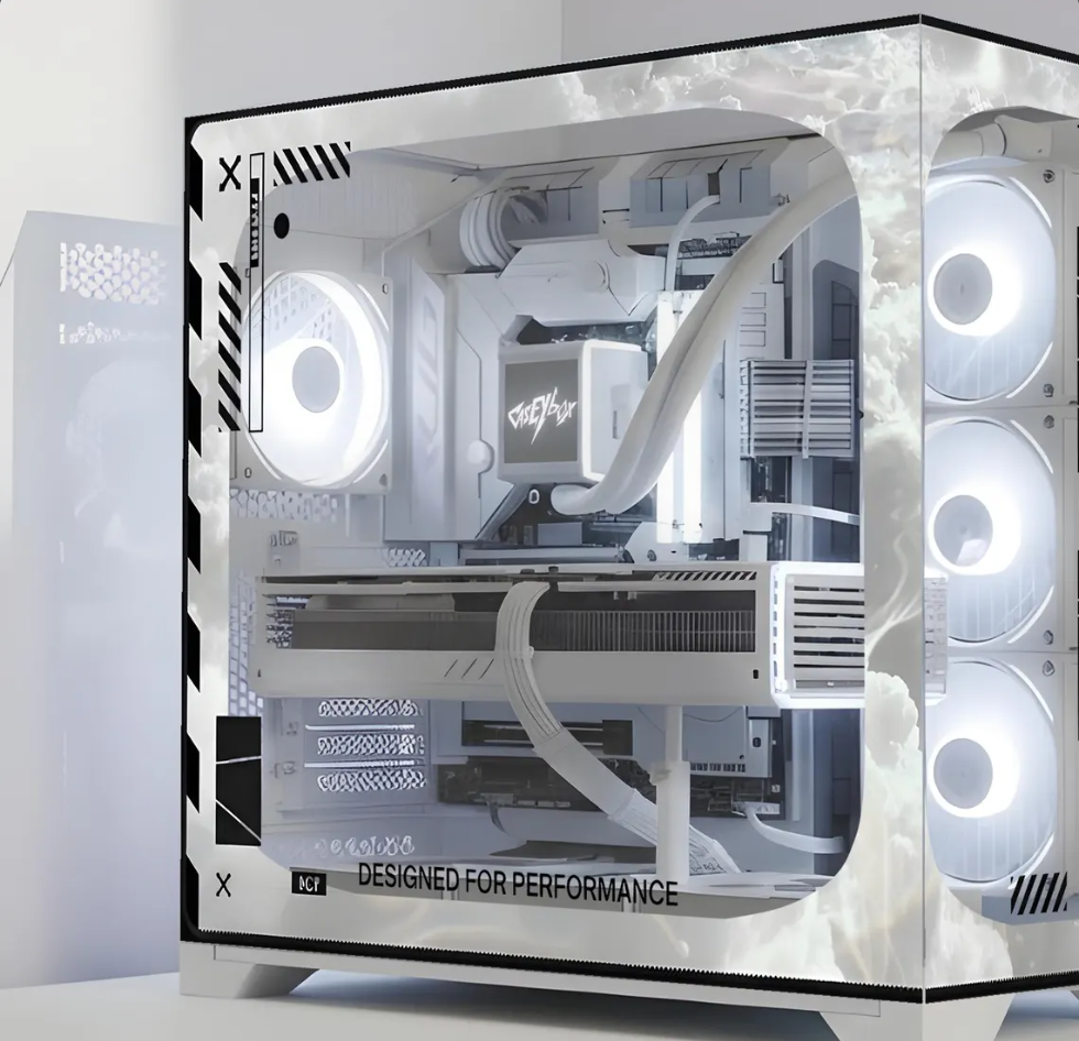 Off - White Tema PC Kasa Sticker | Gaming PC İçin Özel Kasa Kaplaması | Bilgisayar Kasası İçin