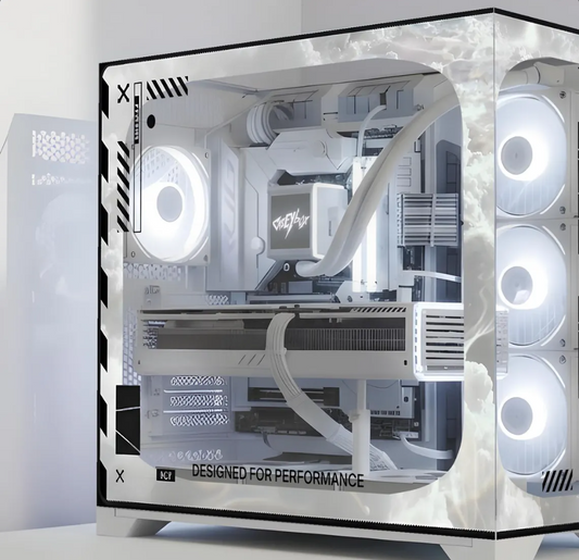 Off - White Tema PC Kasa Sticker | Gaming PC İçin Özel Kasa Kaplaması | Bilgisayar Kasası İçin