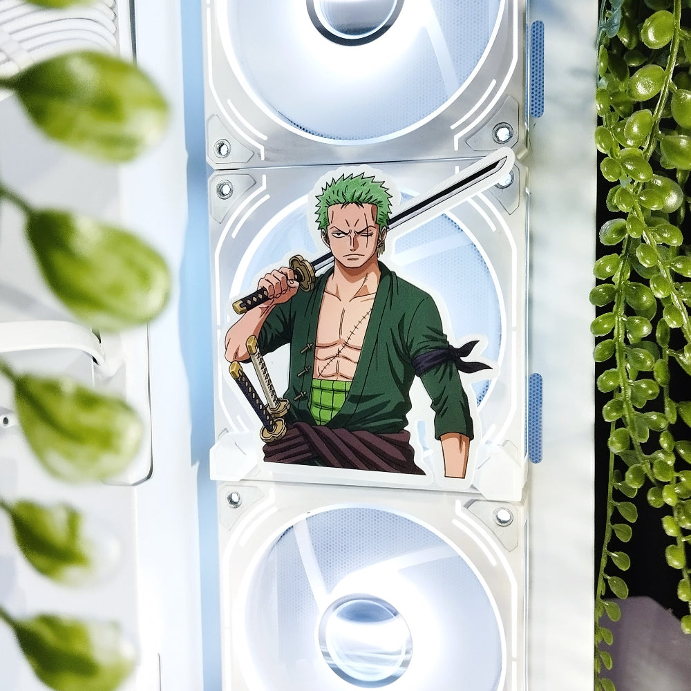 One Piece Mıknatıslı Fan Kapağı – Oyuncu Pc Masaüstü Bilgisayar Kasa Aksesuarı - Gaming Pc