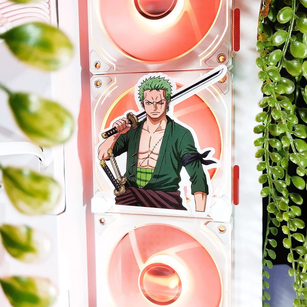 One Piece Mıknatıslı Fan Kapağı – Oyuncu Pc Masaüstü Bilgisayar Kasa Aksesuarı - Gaming Pc