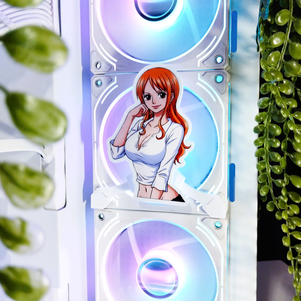One Piece Mıknatıslı Fan Kapağı – Oyuncu Pc Masaüstü Bilgisayar Kasa Aksesuarı - Gaming Pc