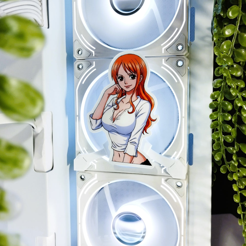 One Piece Mıknatıslı Fan Kapağı – Oyuncu Pc Masaüstü Bilgisayar Kasa Aksesuarı - Gaming Pc