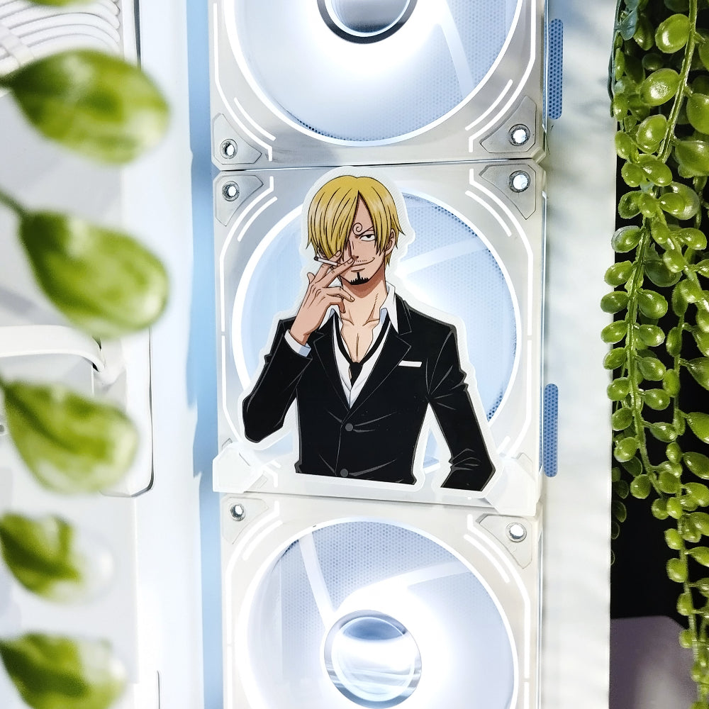 One Piece Mıknatıslı Fan Kapağı – Oyuncu Pc Masaüstü Bilgisayar Kasa Aksesuarı - Gaming Pc