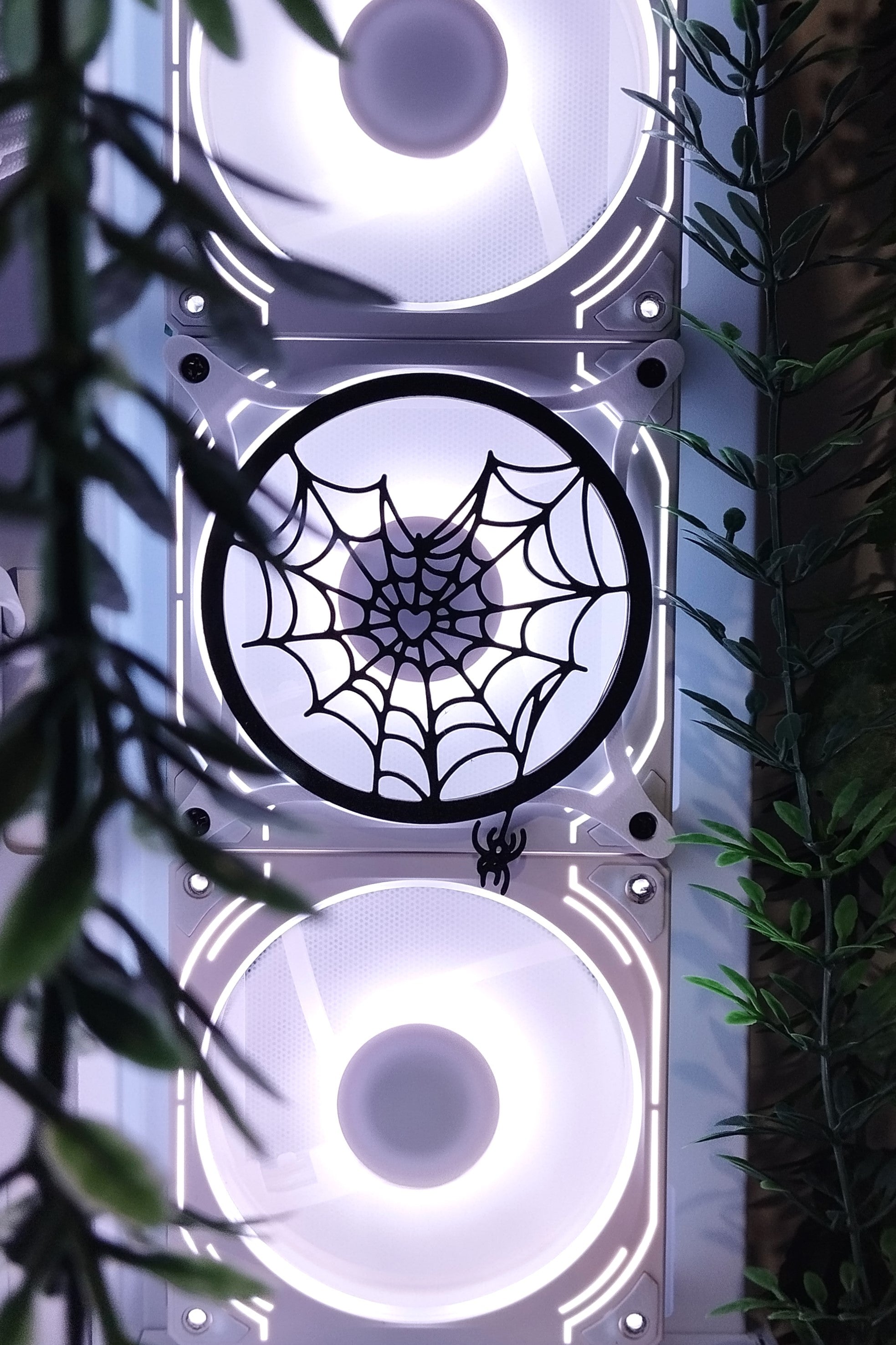 Spiderman, Venom, Spider-Gwen, Spider Web 120mm Fan Kapağı – Oyuncu Pc Masaüstü Bilgisayar Kasa Aksesuarı - Gaming Pc