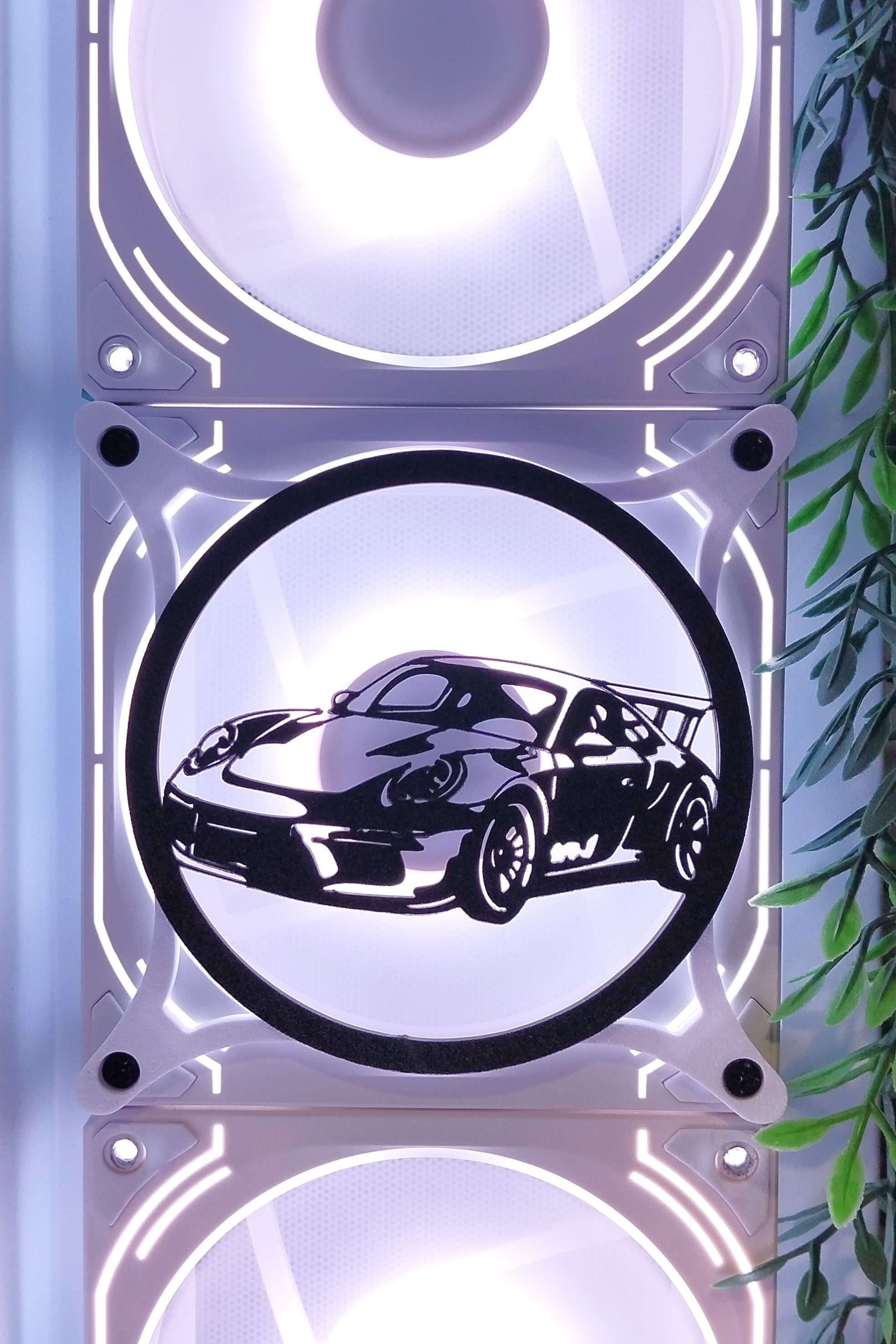 Porsche, BMW, Gtr R35 Fan Kapağı – Oyuncu Pc Masaüstü Bilgisayar Kasa Aksesuarı - Gaming Pc