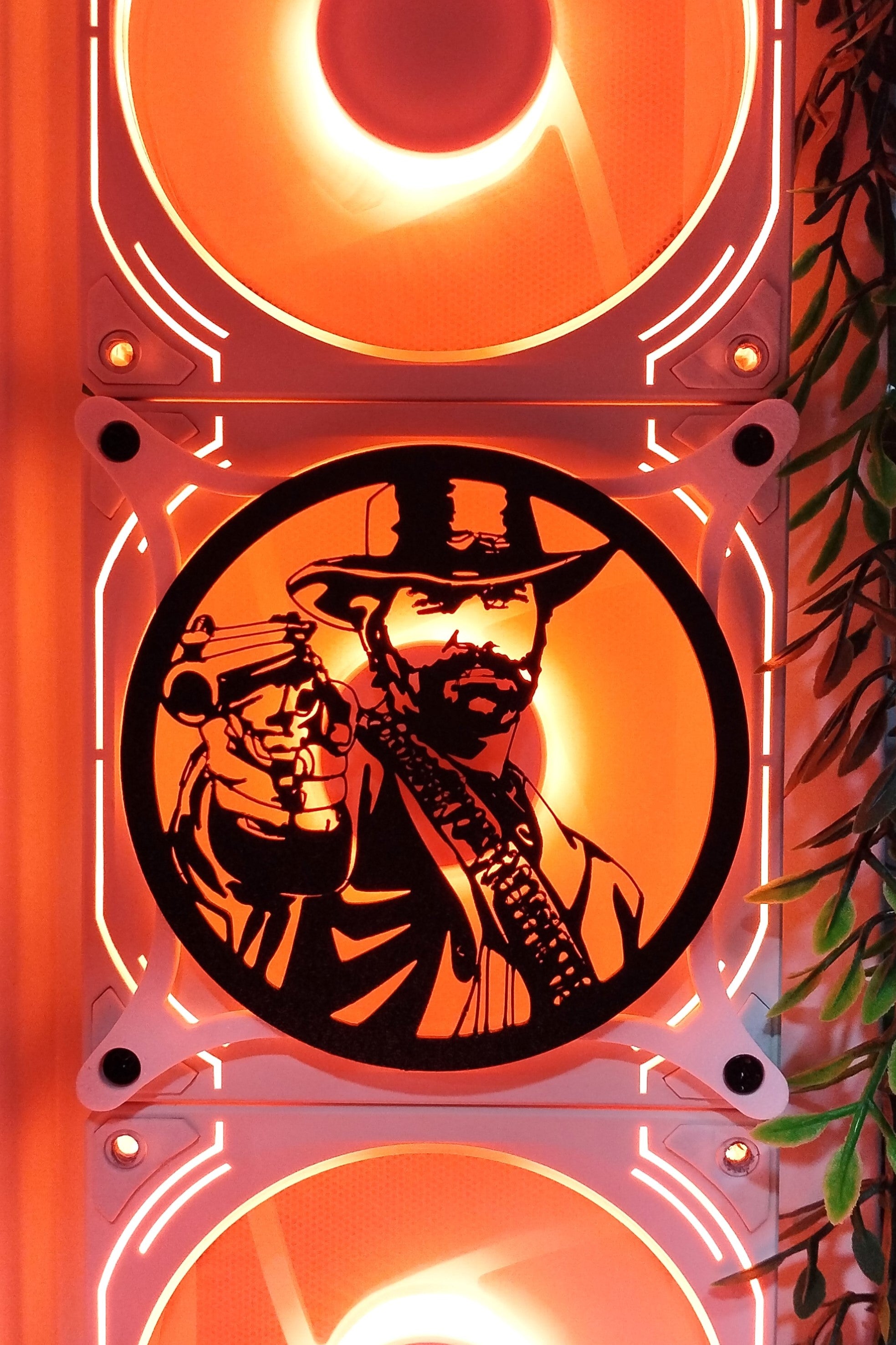 Red Dead Redemption2 Fan Kapağı 120 mm – Oyuncu Pc Masaüstü Bilgisayar Kasa Aksesuarı - Gaming Pc