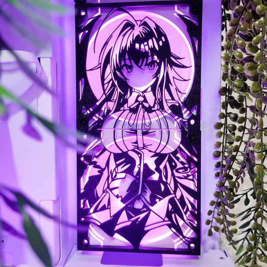 Rias Gremory 120mm Fan Kapağı – Oyuncu Pc Masaüstü Bilgisayar Kasa Aksesuarı - Gaming Pc