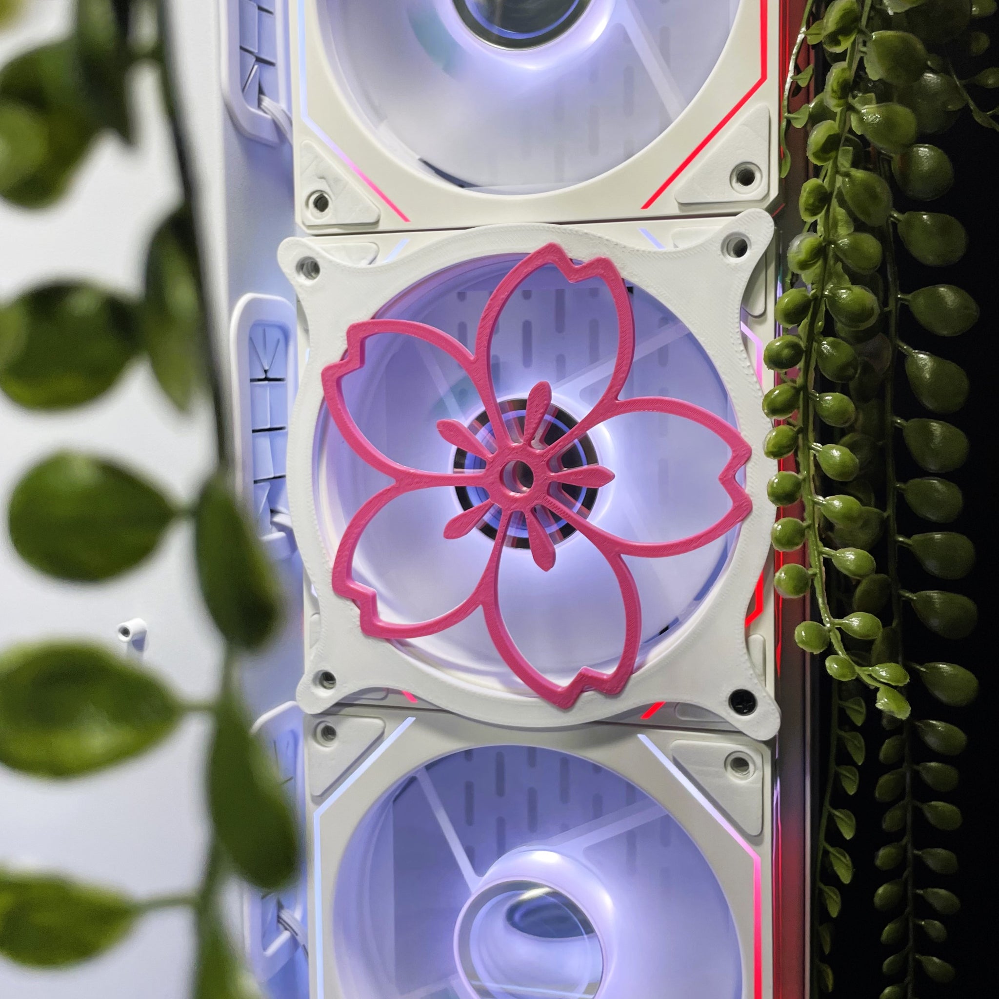Sakura Fan Kapağı 360, 240, 120mm – Oyuncu Pc Masaüstü Bilgisayar Kasa Aksesuarı - Gaming Pc