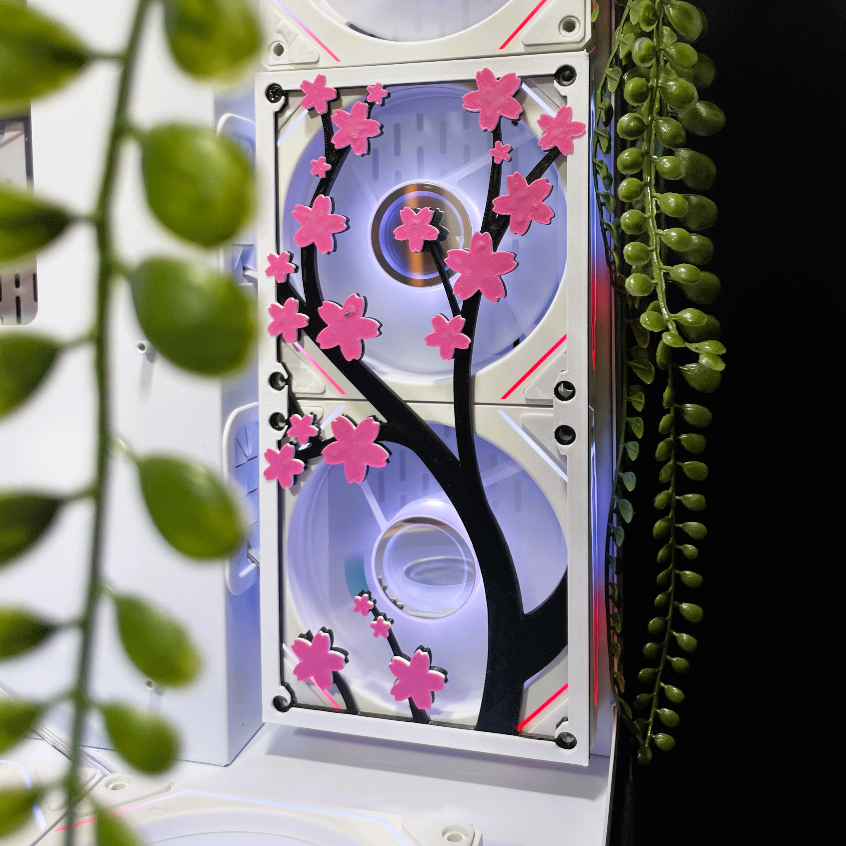 Sakura Fan Kapağı 360, 240, 120mm – Oyuncu Pc Masaüstü Bilgisayar Kasa Aksesuarı - Gaming Pc