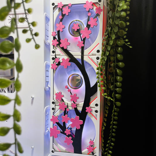 Sakura Fan Kapağı 360, 240, 120mm – Oyuncu Pc Masaüstü Bilgisayar Kasa Aksesuarı - Gaming Pc