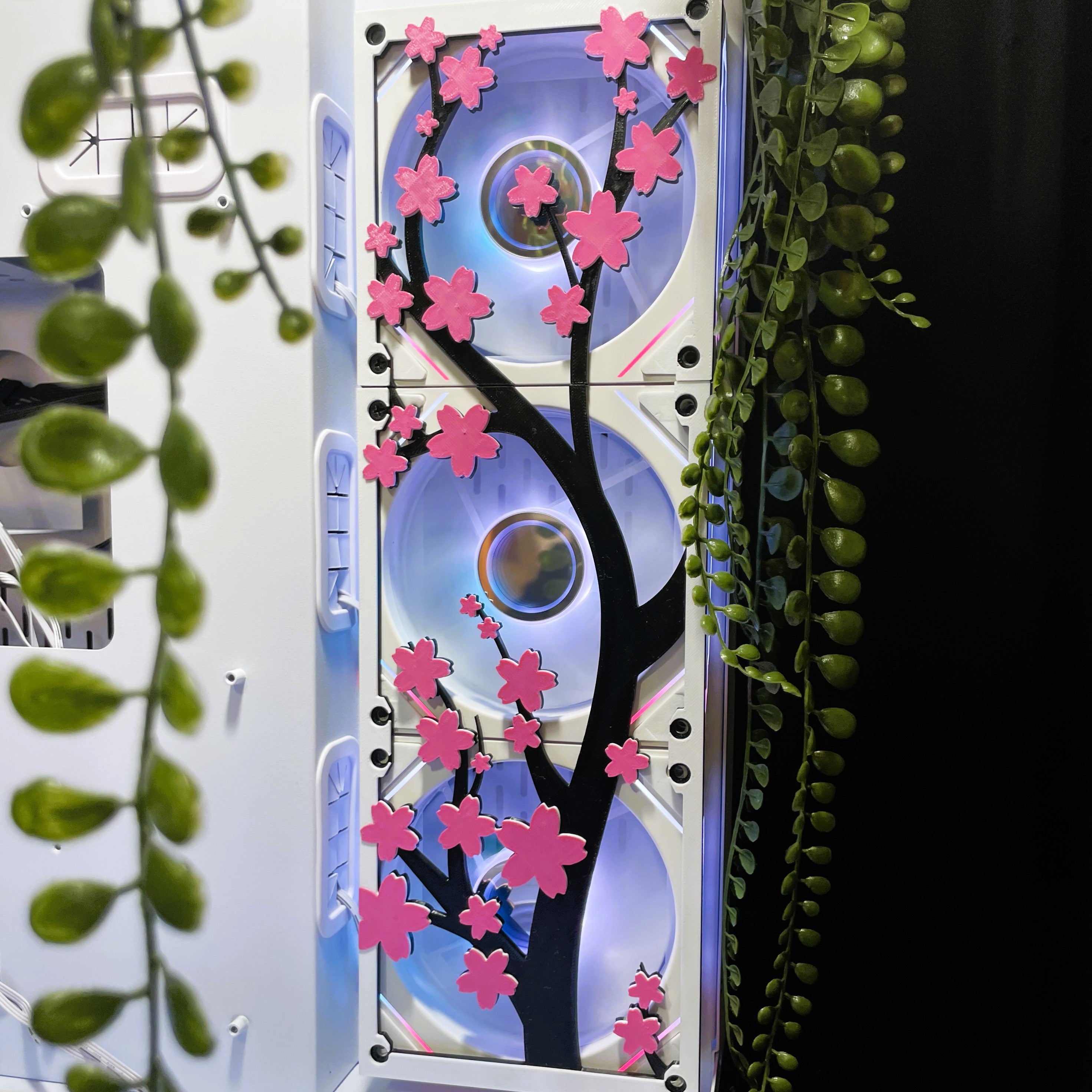 Sakura Fan Kapağı 360, 240, 120mm – Oyuncu Pc Masaüstü Bilgisayar Kasa Aksesuarı - Gaming Pc