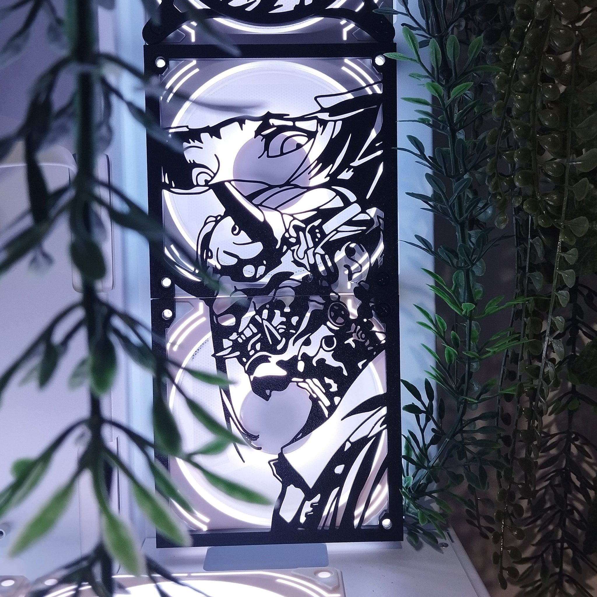 Samurai Girl 240, 120mm Fan Kapağı – Oyuncu Pc Masaüstü Bilgisayar Kasa Aksesuarı - Gaming Pc
