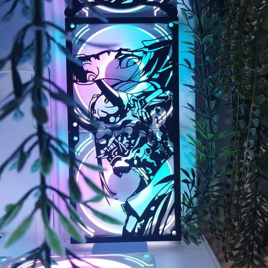Samurai Girl 240, 120mm Fan Kapağı – Oyuncu Pc Masaüstü Bilgisayar Kasa Aksesuarı - Gaming Pc