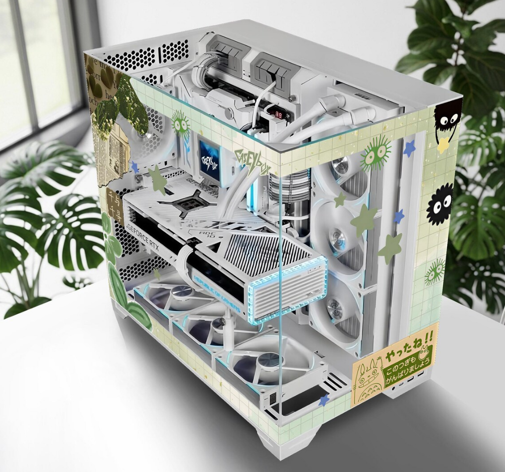 Scoot Sprite Tema PC Kasa Sticker | Gaming PC İçin Özel Kasa Kaplaması | Bilgisayar Kasası İçin