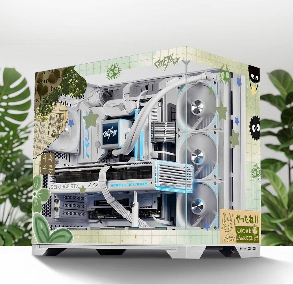 Scoot Sprite Tema PC Kasa Sticker | Gaming PC İçin Özel Kasa Kaplaması | Bilgisayar Kasası İçin