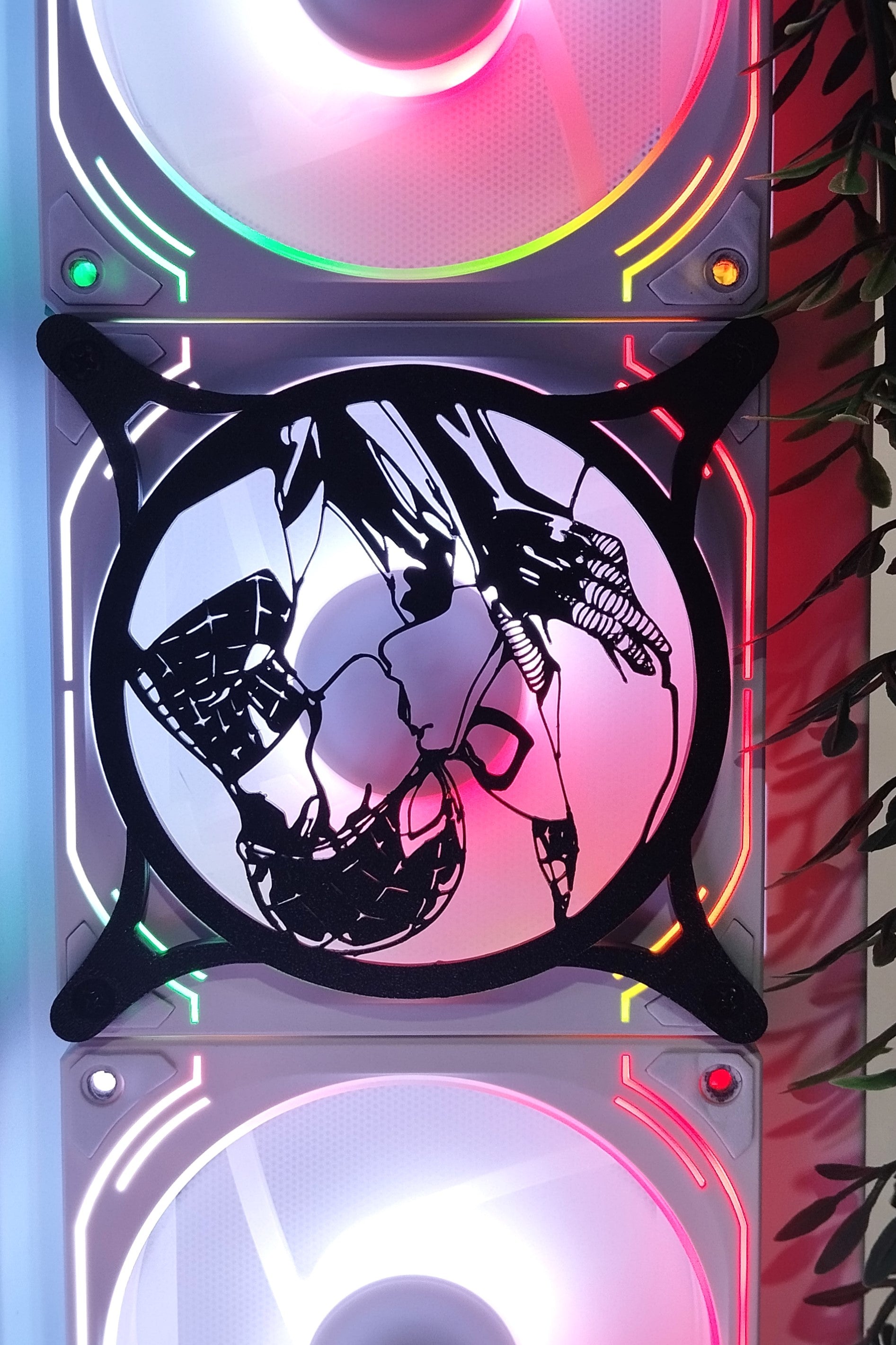 Spiderman, Venom, Spider-Gwen, Spider Web 120mm Fan Kapağı – Oyuncu Pc Masaüstü Bilgisayar Kasa Aksesuarı - Gaming Pc