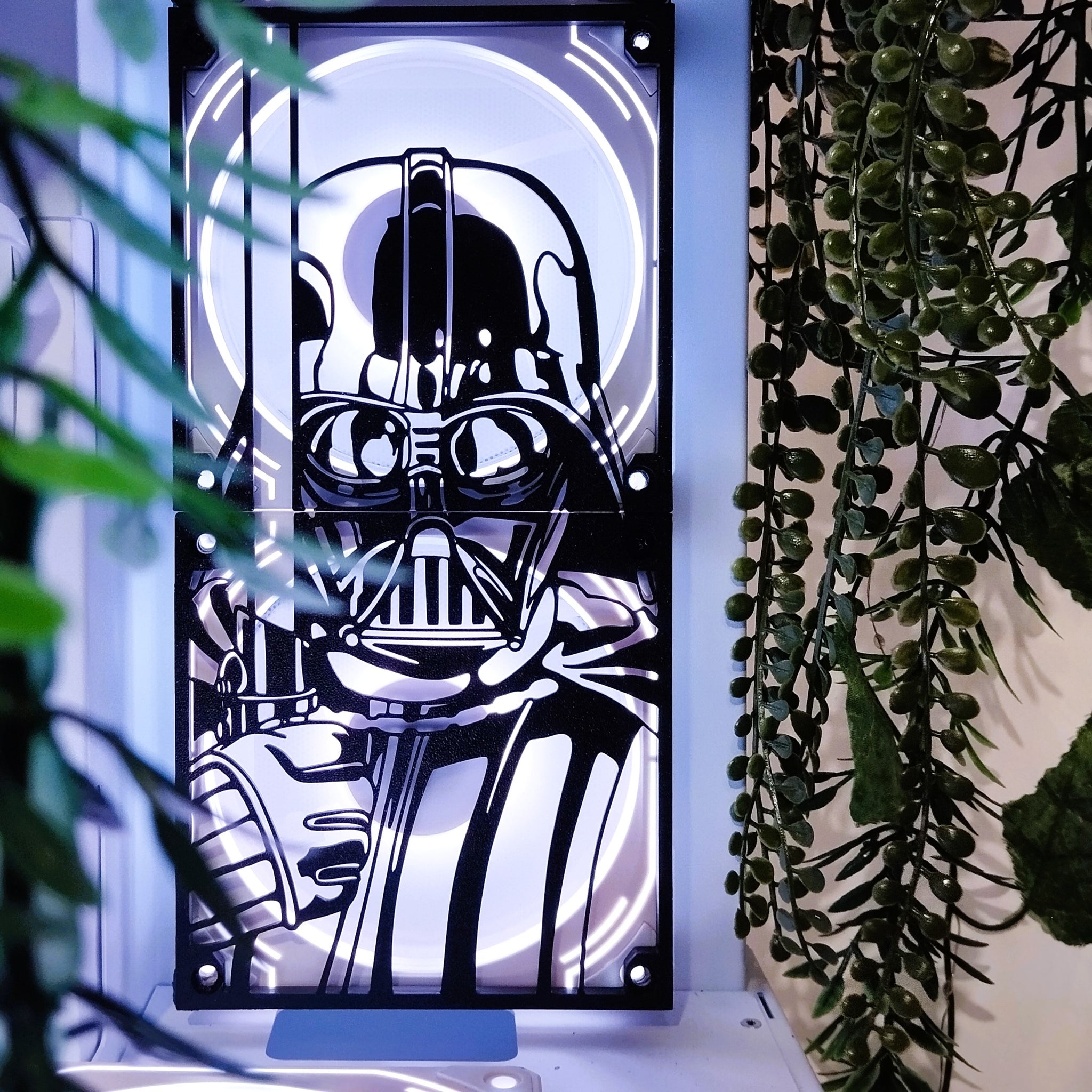 Darth Vader 240, 120mm Fan Kapağı – Oyuncu Pc Masaüstü Bilgisayar Kasa Aksesuarı - Gaming Pc