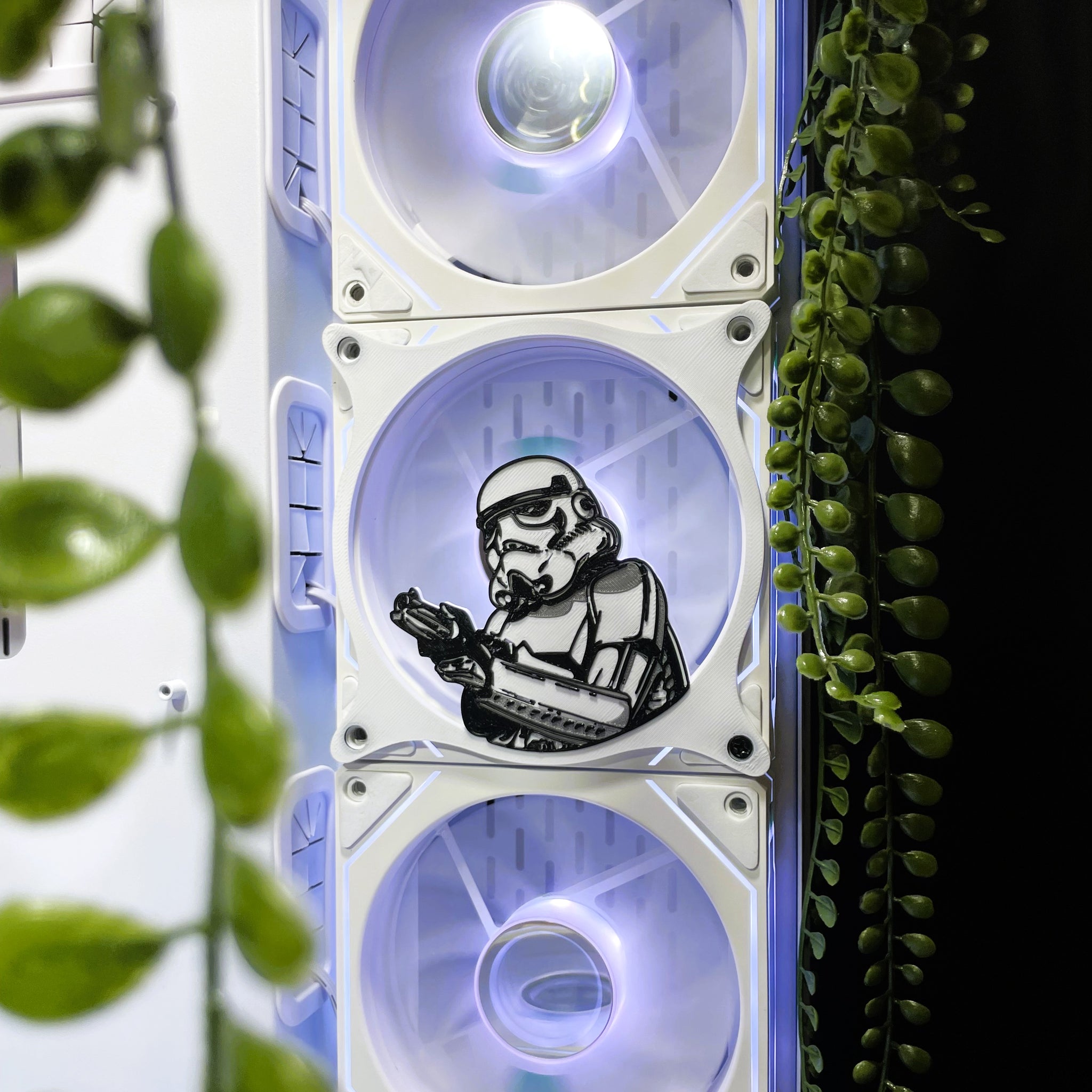Stormtrooper Fan Kapağı 240, 120mm – Oyuncu Pc Masaüstü Bilgisayar Kasa Aksesuarı - Gaming Pc