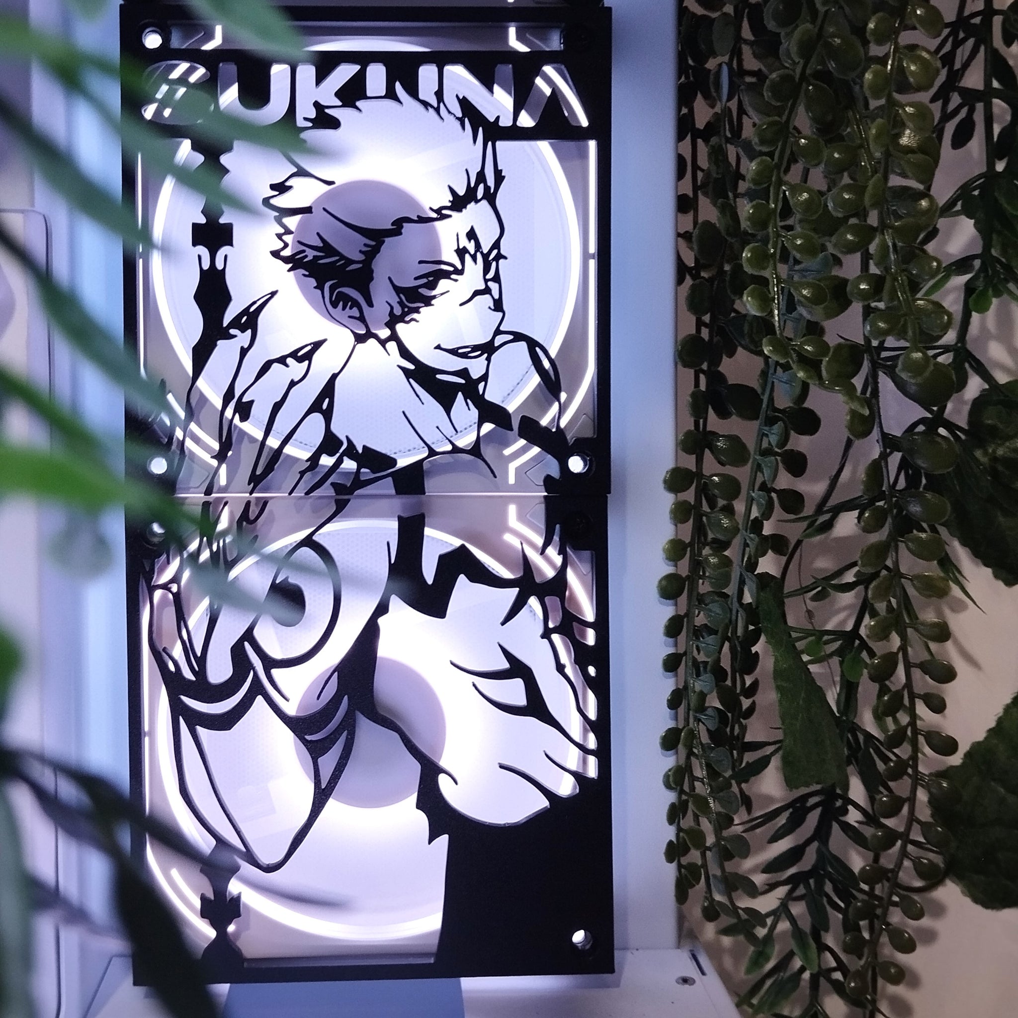 Jujutsu Kaisen Sukuna 240, 120mm Fan Kapağı – Oyuncu Pc Masaüstü Bilgisayar Kasa Aksesuarı - Gaming Pc
