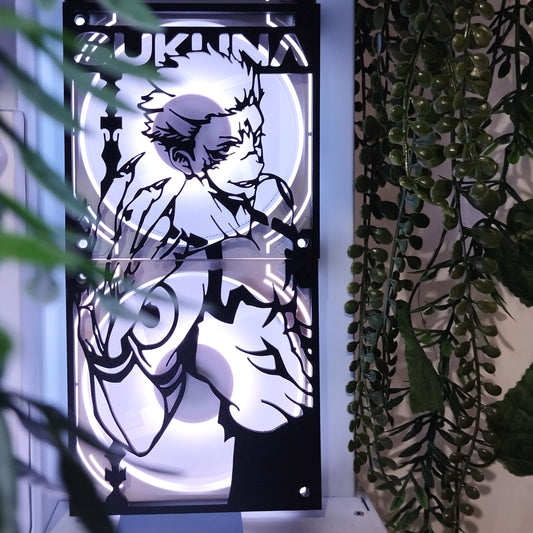 Jujutsu Kaisen Sukuna 240, 120mm Fan Kapağı – Oyuncu Pc Masaüstü Bilgisayar Kasa Aksesuarı - Gaming Pc
