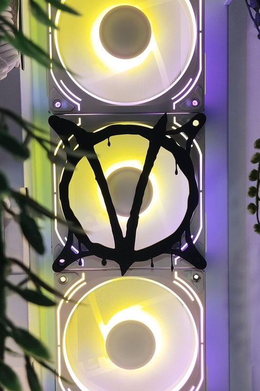 V for Vendetta 240, 120mm Fan Kapağı – Oyuncu Pc Masaüstü Bilgisayar Kasa Aksesuarı - Gaming Pc